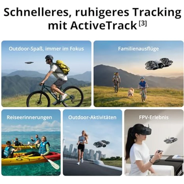DJI Neo 2, 4K-Drohne für Einsteiger, leicht und faltbar, Gestensteuerung, ActiveTrack, omnidirektionale Hinderniserkennung – Bild 3