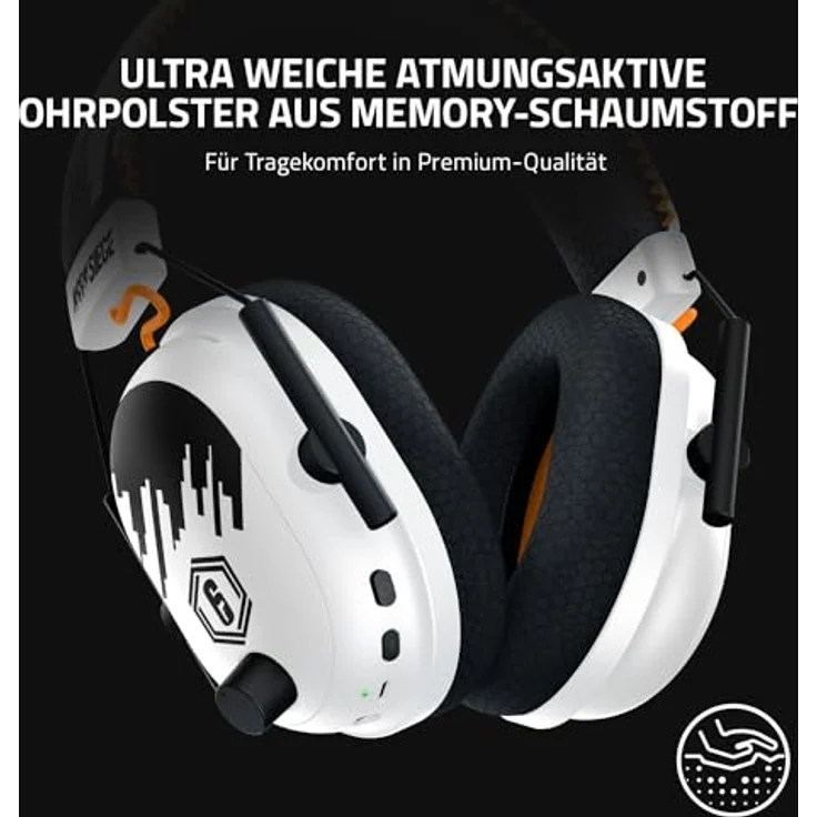 Razer BlackShark V2 PRO Special Edition Headset ohrumschließend 2,4 GHz kabellos, kabelgebunden 3,5 mm Stecker Geräuschisolierung Six Siege – Bild 8