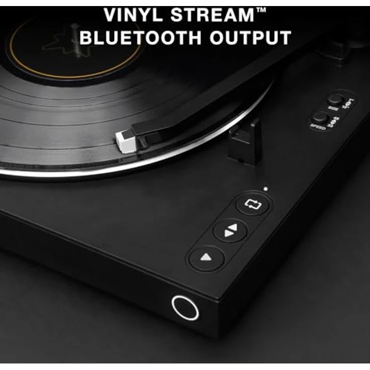 Victrola Vollautomatischer Bluetooth-Plattenspieler, ATN3600L Kartusche, 2-Gang-Vinyl-Spieler mit automatischer Wiederholungsfunktion und kabellosem Streaming – Bild 5