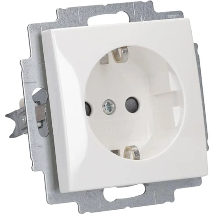 Busch-Jaeger SCHUKO Steckdosen-Einsatz 20 EUCB-914 alpinweiß Busch-balance SI Steckdose 4011395191224 – Bild 2
