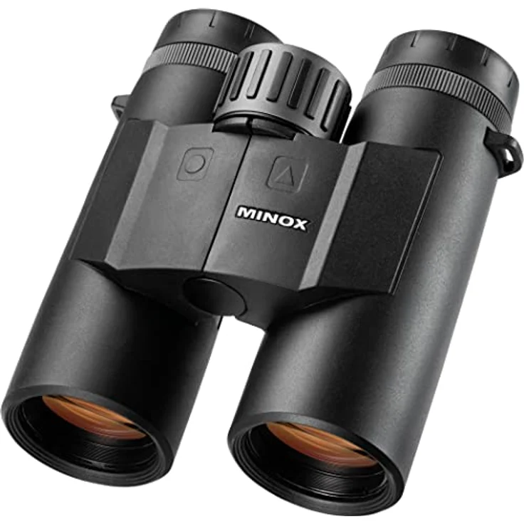 Minox 80408390 XRange 10x42 Binocular mit Entfernungsmesser 2800m Reichweite, Schwarz – Bild 2