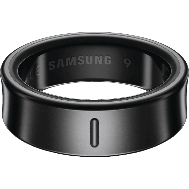 SAMSUNG Galaxy Ring Size 8, 18.2 mm Smart, Schwarz – Bild 1