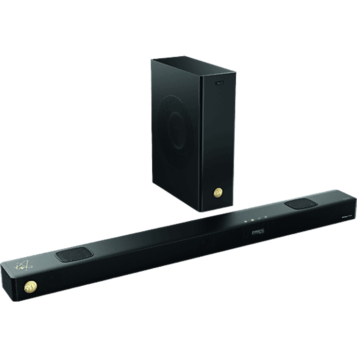 PEAQ PEB 512-RW, Soundbar mit 200 Watt RMS, drahtlosem Subwoofer und Bluetooth 5.3, Schwarz