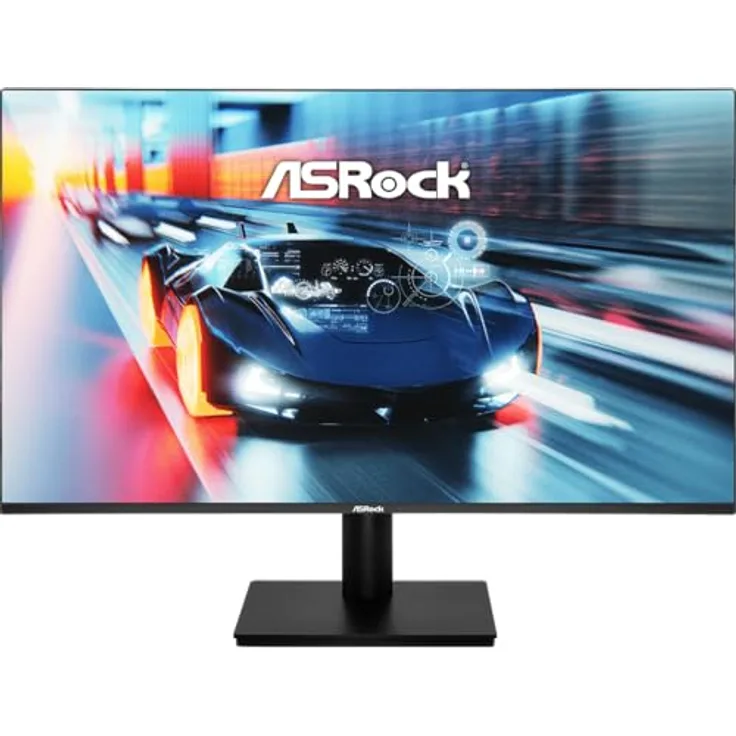 ASRock CL27FFA, 27 Zoll FHD Monitor mit 120Hz, 1ms Reaktionszeit, HDMI & VGA, Schwarz