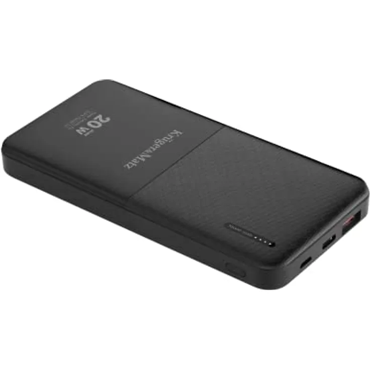 Krüger&Matz Powebank 10000mAh Li-pol mit QC- und PD-Funktion, KM0904, schwarz