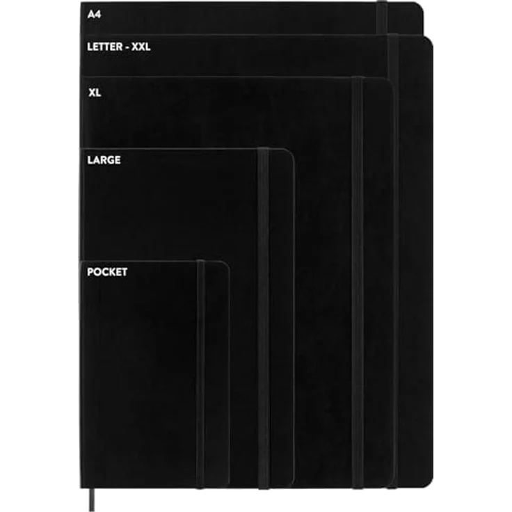 MOLESKINE Notizbuch Xlarge, Punktraster, Soft Cover, myrtengrün, 70 g/m² elfenbeinweißes Papier, abgerundete Ecken, Gummiband und Lesezeichenband – Bild 7