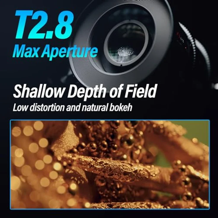 SIRUI Jupiter Makro T2 Vollformat Cine Prime Objektiv-Set (24 mm, 35 mm, 50 mm, 75 mm und 100 mm) in PL-Montage für professionelle Makroaufnahmen – Bild 4