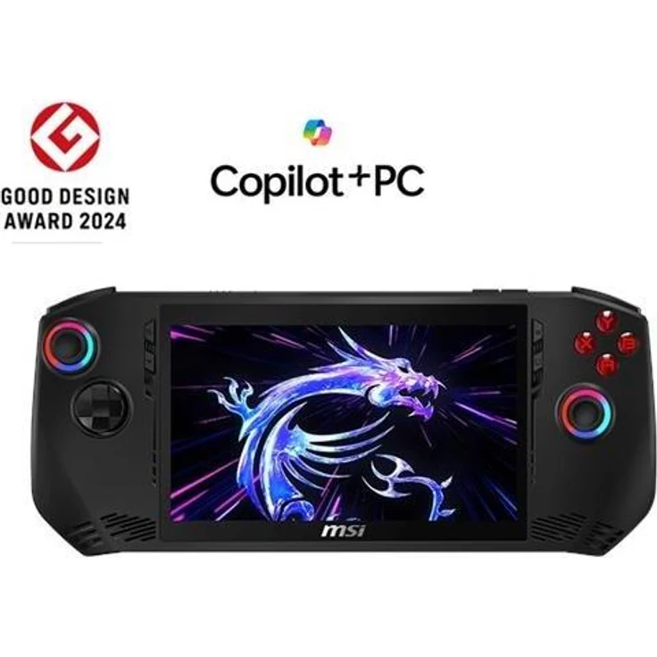 MSI Claw 7 AI+, Handheld-Spielkonsole mit Intel Core Ultra 7, 32GB RAM, 512GB SSD, 7 Zoll FHD-Touchscreen, Windows 11 Home