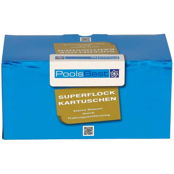 8x125g - PoolsBest® Flockungs-Kartuschen Dauerflock