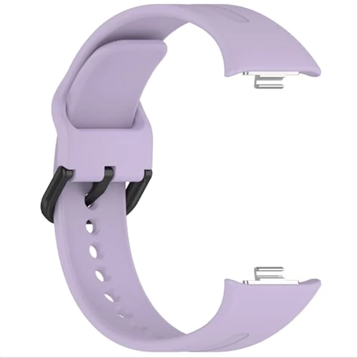 GIOPUEY Armband für Xiaomi Redmi Watch 6/5/4, Weiches Silikon, Verschleißfest und Atmungsaktiv, lila – Bild 4