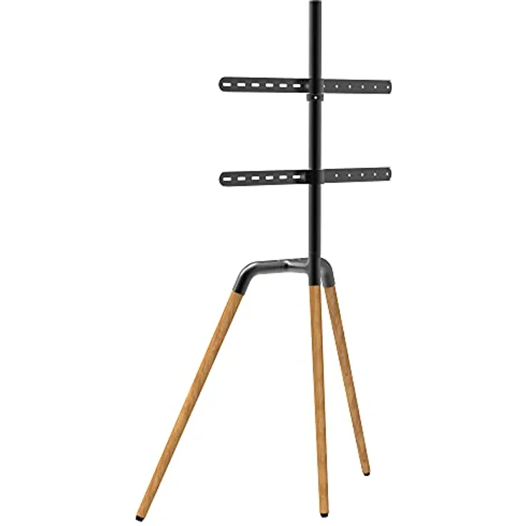 kalb TV Standhalter Buche - VESA bis max. 600x400 für 45-65 Zoll max. 40kg, schwarz – Bild 5