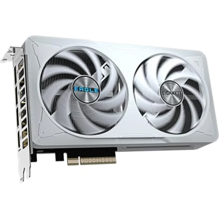 Gigabyte GeForce RTX 5060 Eagle OC Ice 8G Grafikkarte - 8GB GDDR7, 128bit, PCI-E 5.0, 2550 MHz, WINDFORCE-Kühlsystem, 3 x DisplayPort, 1 x HDMI – Bild 3