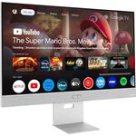 ASUS ZenScreen Smart MS27UC 27-Zoll Monitor, UHD (3840 x 2160) IPS-Panel, Google TV, Harman Kardon-Lautsprecher, USB Typ-C (90 W PD), HDMI, DisplayPort, USB-Hub