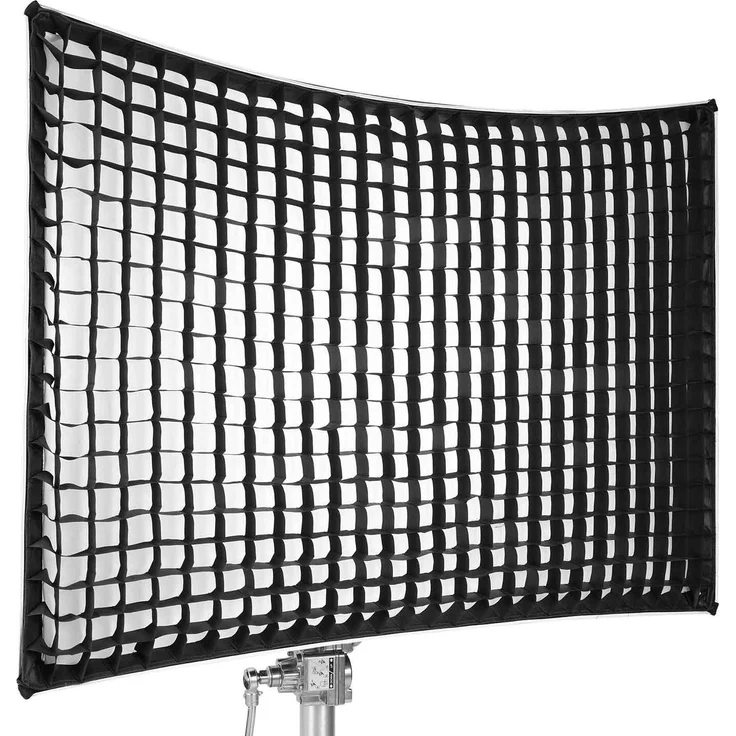 Nanlux Rechteckige Softbox (Dyno 1200C), 172 cm, Softbox + Reflektor, gleichmäßige Lichtverteilung, hochtemperaturbeständig, Tragetasche inklusive