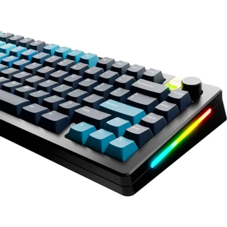 Glorious GPBT Gradient Keycaps, ANSI Layout (US), PBT, Dye-Sub - Celestial Ice, Keycap-Komplettset aus PBT-Kunststoff, abriebfeste Beschriftung – Bild 3