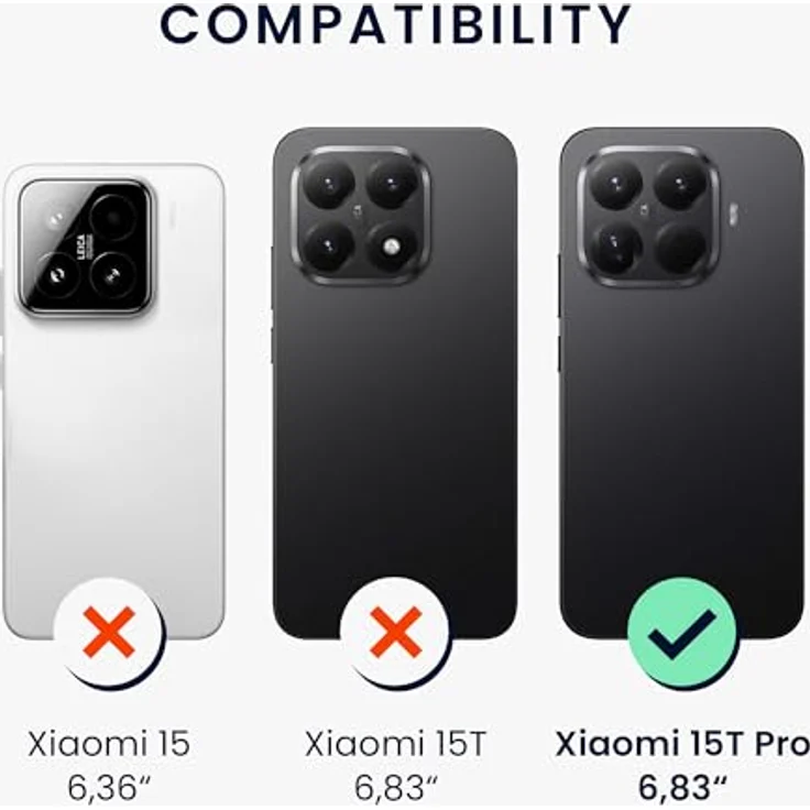 kwmobile Handyhülle für Xiaomi 15T Pro, weiches Silikon Case in Schwarz matt, rutschfest und reißfest mit präzisen Kameralöchern – Bild 2