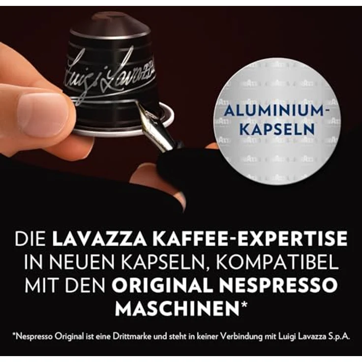 Lavazza Espresso Maestro Classico 10 x 10 Kapseln, medium_roast - Espressomischung mit Noten von geröstetem Getreide und Keksen, Aroma-Safe Technology, höhere Intensität 9/13, mittlere Röstung – Bild 2