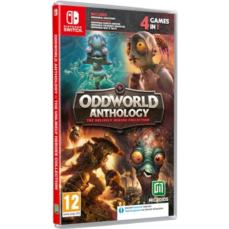 MICROÏDS Oddworld Anthology, Nintendo Switch Spielesammlung mit 4 Spielen und neuem Titel Oddworld: Soulstorm – Bild 1