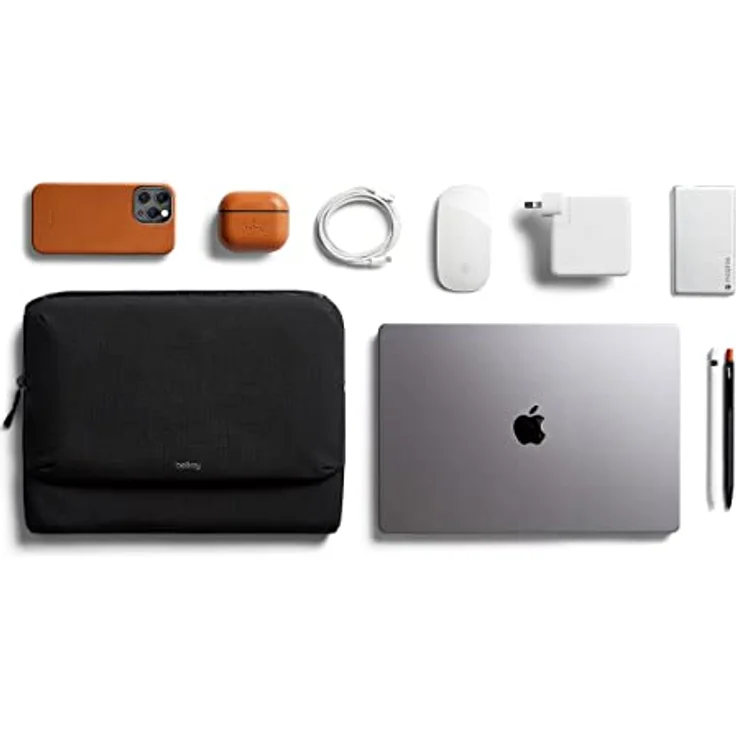 Bellroy Laptop Caddy 14, Laptop-Organizer aus wasserabweisendem Material mit schaumstoffgepolstertem Fach - Schwarz – Bild 7
