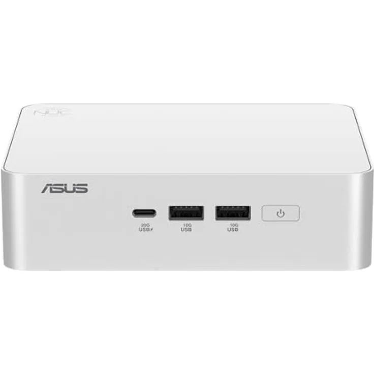 Asus Nuc 15 Pro+, Mini-PC mit Intel Core Ultra Prozessor, Intel Arc Grafik, optimierter KI-Leistung, silbernelting
