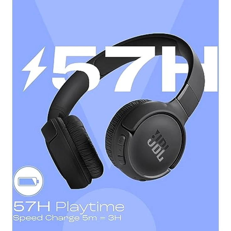 JBL Tune 520BT Kabellose Kopfhörer Schwarz One Size, Bluetooth, Bügelkopfhörer, Dynamisch, Ohraufliegend, Kabellos – Bild 4