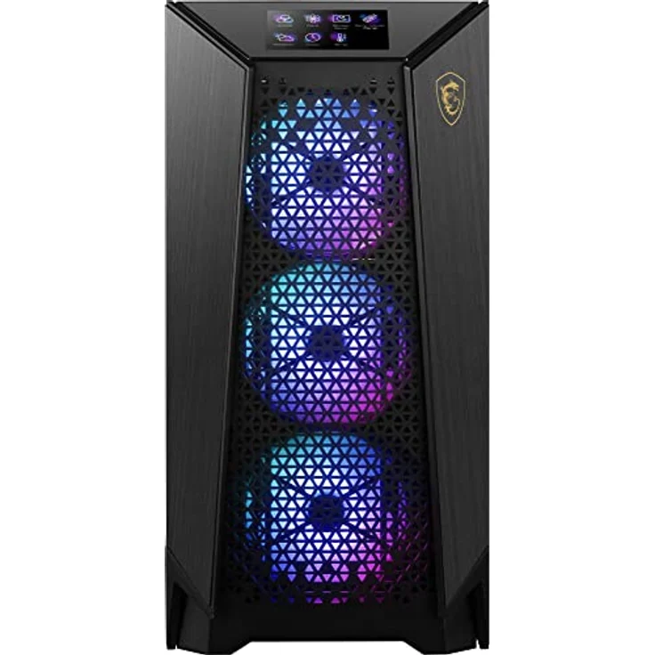 MSI Meg Prospect 700R PC-Gehäuse, Mid-Tower, E-ATX-Kapazität, IPS-Touchscreen, modulares Seitenpanel, 4 x 140 mm ARGB-Lüfter, USB 3.2 Gen, 2 x 2 Typ-C – Bild 3