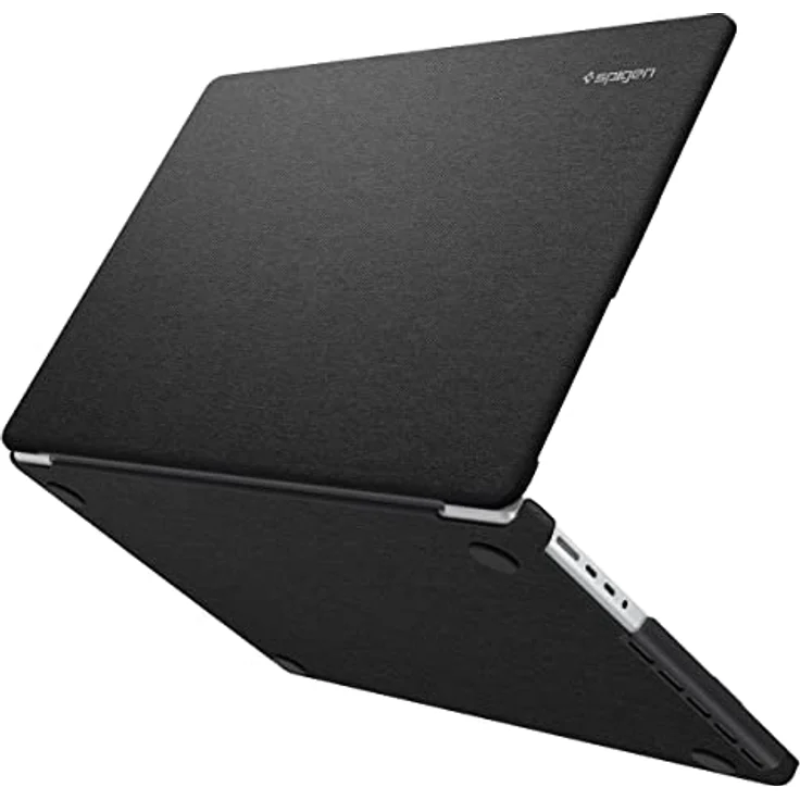 Spigen Urban Fit Hülle MacBook Pro 16" Zoll Case Kompatibel mit M3 Pro / M3 Max / M2 Pro / M2 Max / M1 Pro und M1 Max (2023/2021) - Schwarz – Bild 1