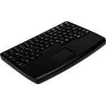 Cherry Active Key AK-4450-G Industrietastatur mit Touchpad - Verkabelt & Kabellos - RF kabellos + USB - QWERTZ - Schwarz