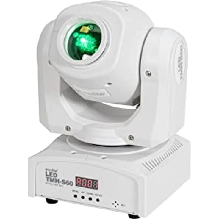 EUROLITE LED TMH-S60 Moving-Head Spot ws | Kompakter Moving-Head-Spot mit 60-W-LED, Gobos, Farbrad und weißem Gehäuse – Bild 2