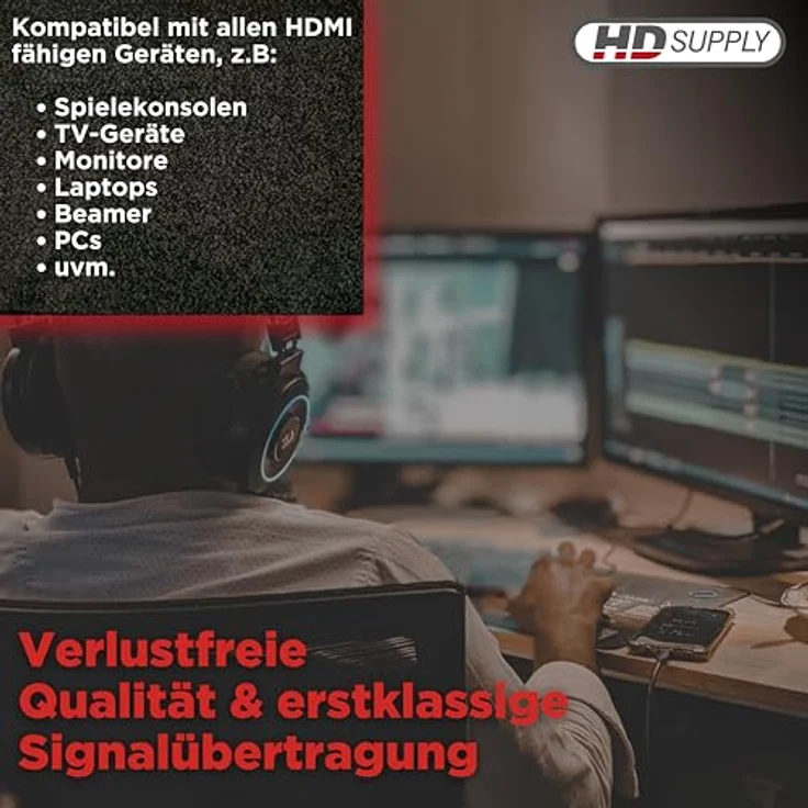 HDSupply X-HC005-005E HDMI-Kabel, 0,50m, Verlängerung – Bild 4