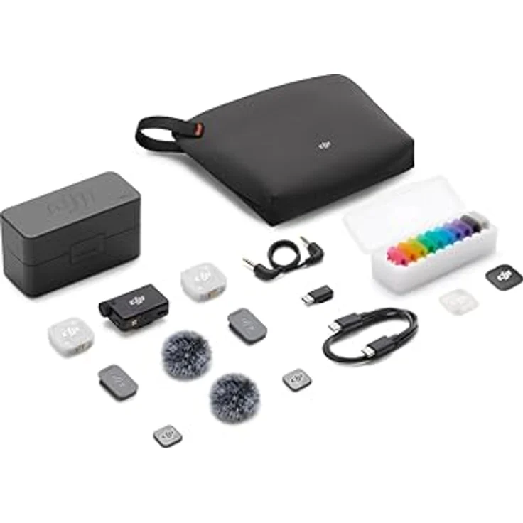 DJI Mic Mini 2, Kompaktes drahtloses Mikrofon mit 2 TX, 1 RX, Ladeschale und 48 Stunden Betriebszeit – Bild 4