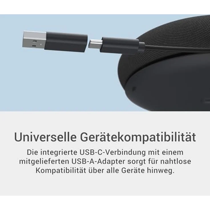 Dell SL525 Freisprecheinrichtung, Bluetooth-Lautsprecher mit 4-MEMS-Mikrofonen, Echo- und Rauschunterdrückung, schwarz – Bild 6