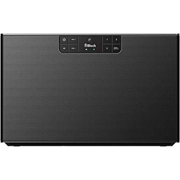 Audioblock BLOCK C Multiroom-Lautsprecher mit Alexa, Webradio, geeignet für Indoor, schwarz – Bild 2
