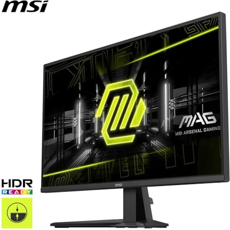 MSI MAG 275QF 68.6 cm WQHD Gaming Monitor - 2560x1440 Rapid IPS Panel, 180Hz / 0.5ms (GtG, Min.), 101% sRGB Farbraum, rahmenloses Design, HDR Ready - DisplayPort 1.4, HDMI 2.0b (WQHD@144Hz) - Schwarz – Bild 3