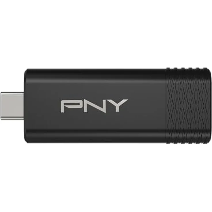 PNY Pro Elite V3 Type-C USB 3.2, 2TB Flash Drive (2000 GB, USB-C), hohe Geschwindigkeiten bis 1000 MB/s, Schwarz – Bild 3
