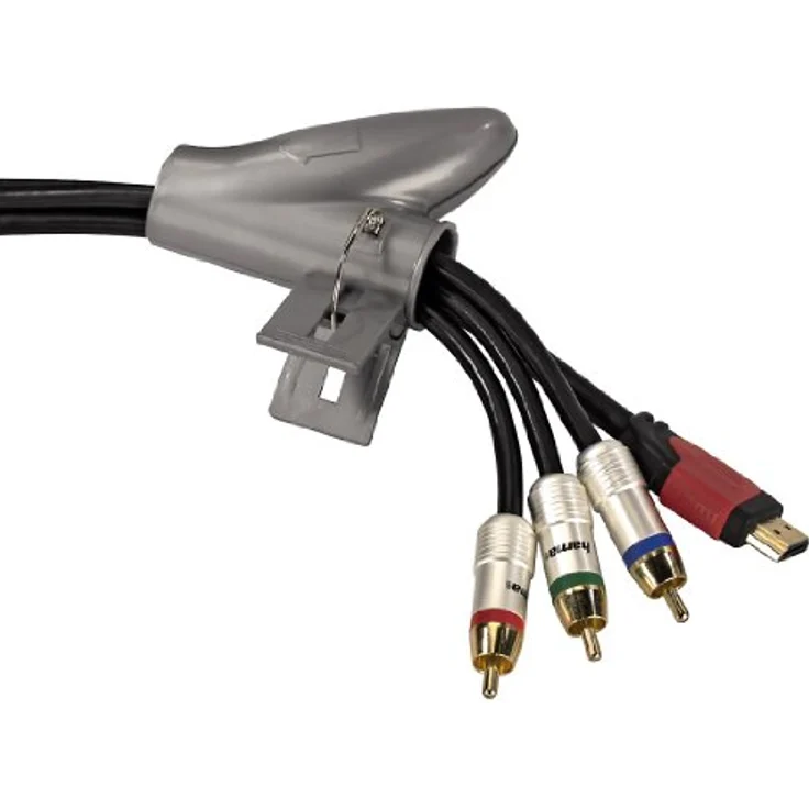 Hama Cable Bundle Tube Easy Cover, 1.5 m, 30 mm, silver – Bild 9
