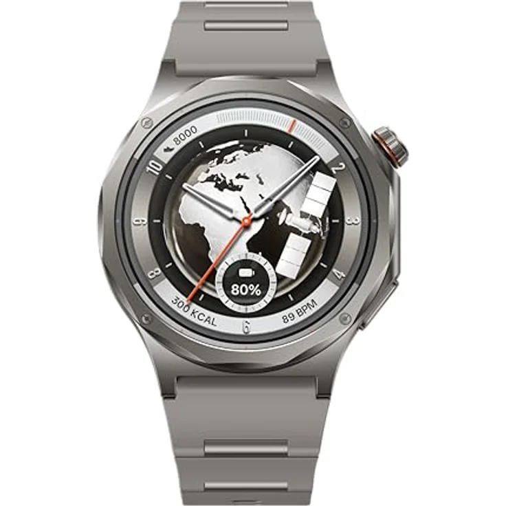 OPPO Watch X3 Smartwatch, 1,5 Zoll AMOLED, bis zu 16 Tage Akku, EKG, Dual-GPS, wasserdicht IP69/5 ATM, Titan und Saphirglas, Misty – Bild 3