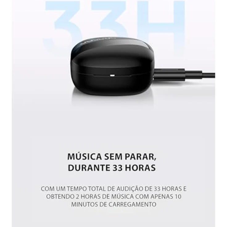 Baseus Bowie E20, Kabellose Kopfhörer mit hoher Klangqualität und Komfort, Schwarz – Bild 5