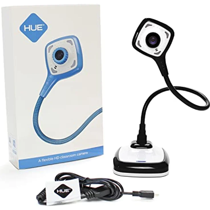 HUE HD Pro: Dokumentenbetrachter und USB-Kamera für Videokonferenzen (schwarz) – Bild 3