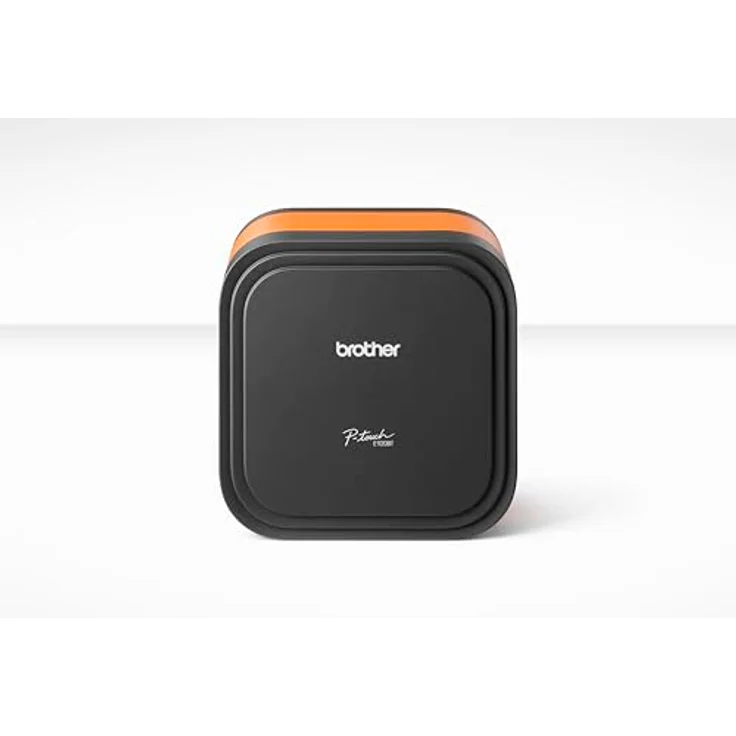 Brother PT-E920BT, Beschriftungsgerät mit Bluetooth 5.0, automatischem Bandabschnitt und 360 DPI, Schwarz/Orange – Bild 2