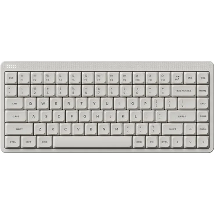 nuphy Node75, kabellose mechanische Tastatur mit 75% Layout, 84 Tasten, Hot-Swappable, PBT-Keycaps, RGB-Beleuchtung, Bluetooth/2,4 GHz/USB-C, unterstützt Touch-Gesten – Bild 1