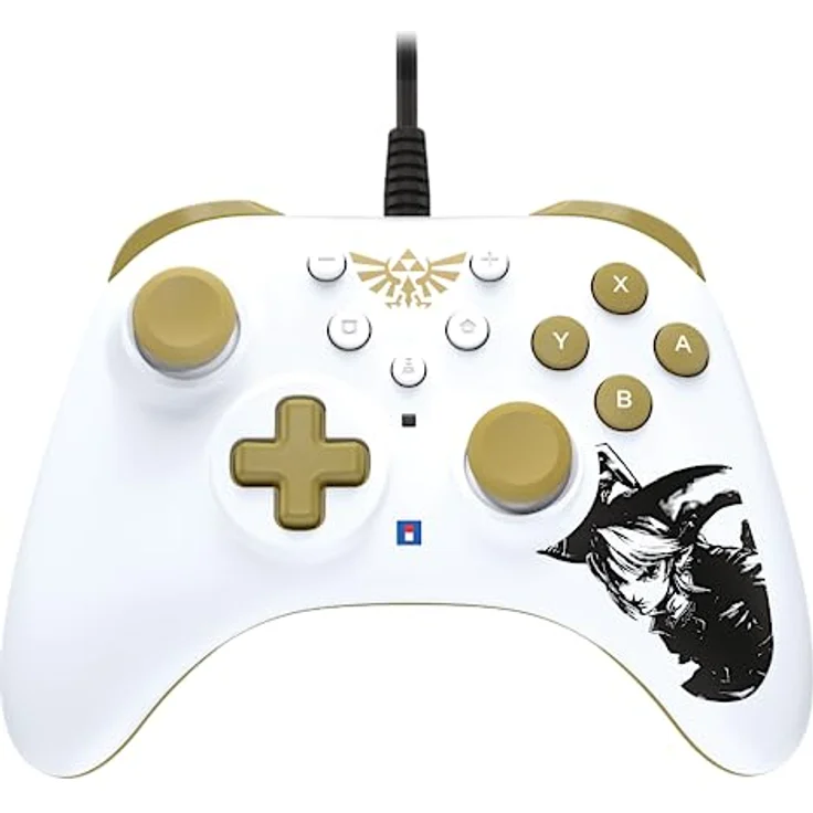 HORI Nintendo Switch HORIPAD Turbo (The Legend of Zelda) Ergonomic Wired Controller Pad - Offically Licensed by Nintendo – Bild 1