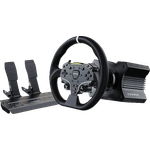 MOZA RACING RS21 R5 SET DD WHEELBASE ES WHEEL, Lenkrad- und Pedalset mit 5,5 Nm Drehmoment und 15-Bit-Encoder, Schwarz