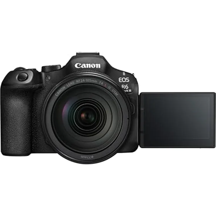 CANON EOS R6 MARK III Kit, spiegellose Systemkamera mit RF 24-105mm F4L IS USM, 32,5 MP, 7K-RAW-Video, WLAN, Touchscreen 7,5 cm