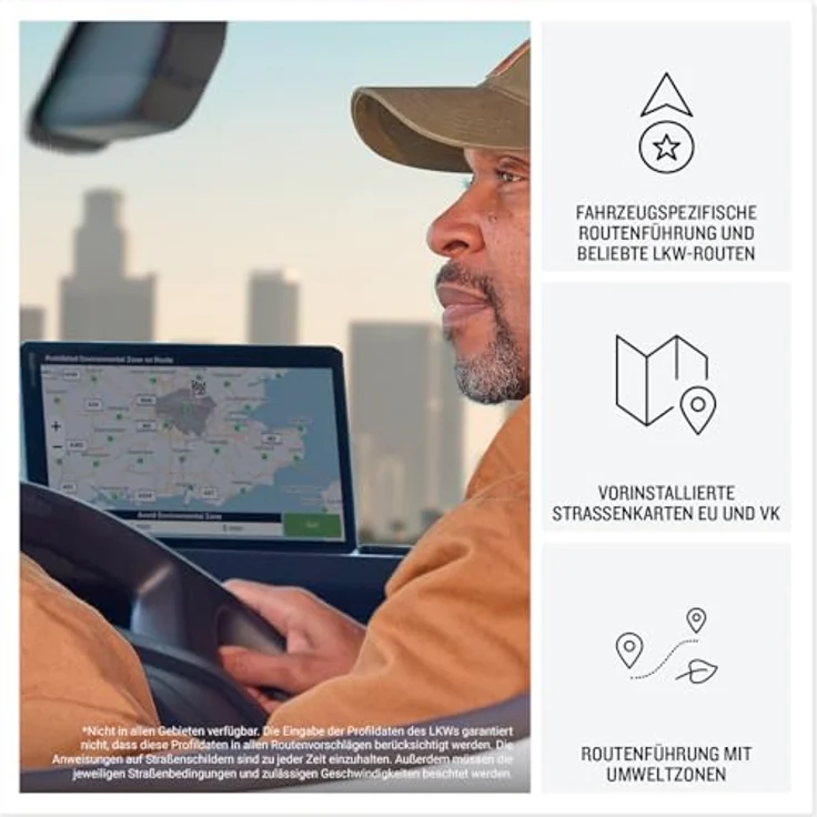 Garmin dēzl LGV1020, 10 Zoll Lkw-Navigationssystem mit benutzerdefinierter Routenplanung und Satellitenbildern – Bild 4