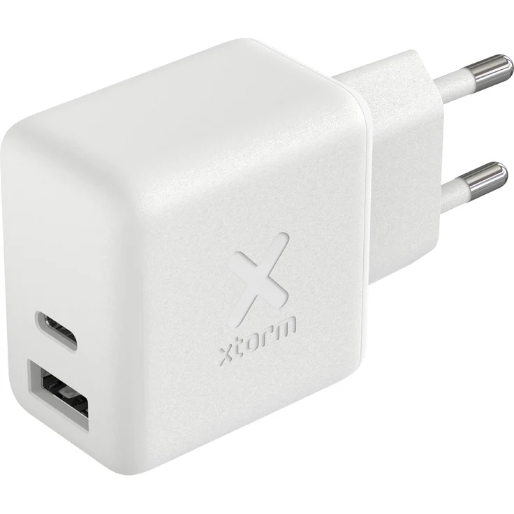 Xtorm Volt II Series (30 W), USB Ladegerät mit GaN-Technologie, weiß, Multi-Port (USB-C und USB-A)