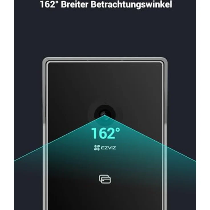 EZVIZ 2-Familien Video-Gegensprechanlage, 7” Touch Monitor mit 2K Auflösung, KI-gestützte Erkennung, schwarz/silber – Bild 10
