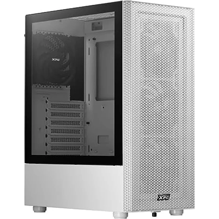 XPG Valor MESH (kompaktes ATX-Mid-Tower-Gehäuse, MESH-Frontpanel-Design, 3mm-gehärtetes Glas-Seitenpanel, vorinstallierte x4 120mm Lüfter) – Bild 1