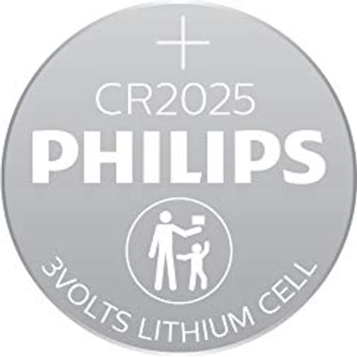 PHILIPS CR2025P2/01B - Lithium Batterien Knopfzelle - 2 Stück - 3 V – Bild 2