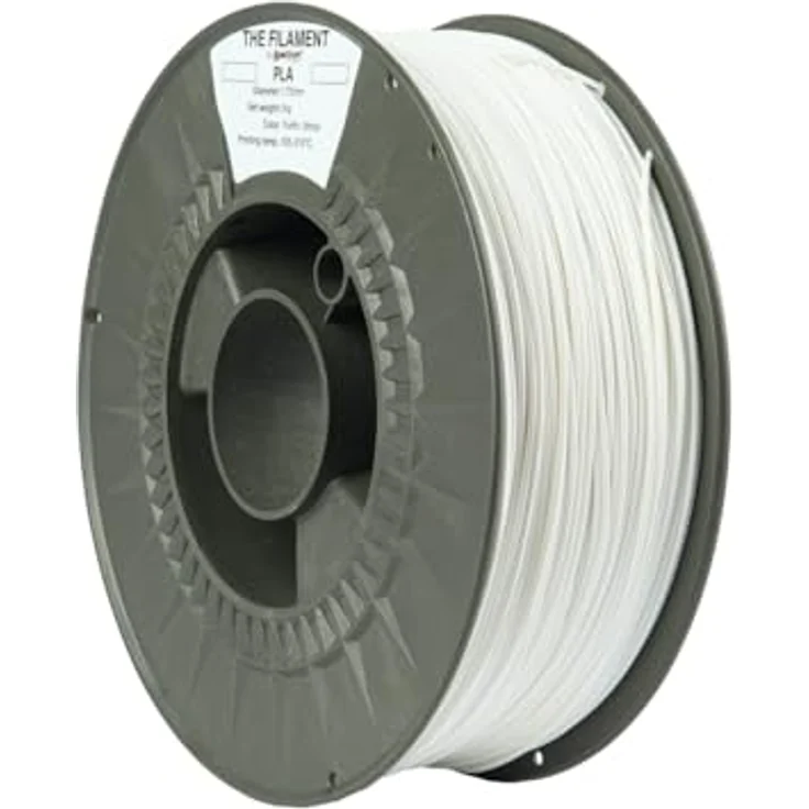 Spectrum Filaments PLA Refill, 1 kg, 1,75 mm, Drucktemperatur 185–215 °C, Made in EU, Farbe Traffic White – Bild 2